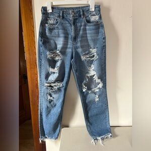 American Eagle Outfitters High Rise Blue Jeans